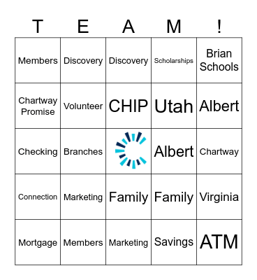 Chartway BINGO Card