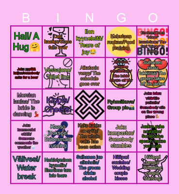 HÄÄBINGO / WEDDING BINGO Card