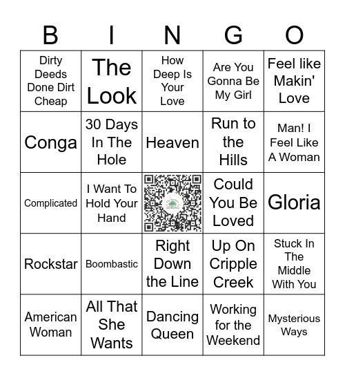 Round One Bingo Card