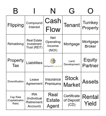 Wealth Building Bingo Card