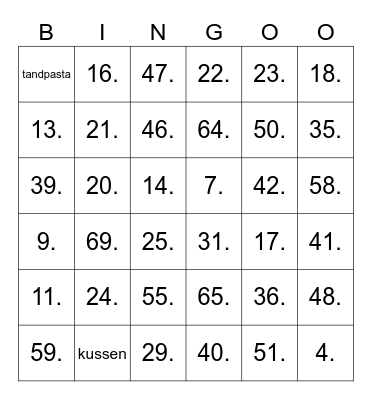 Superhelden Bingo Card