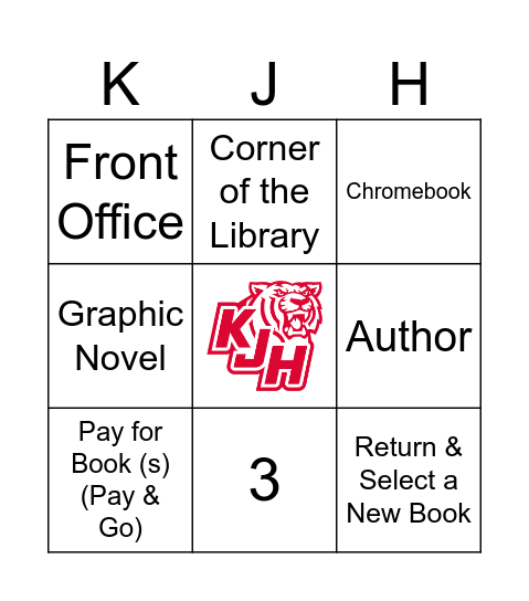Do You Know Your Way in the Library? Bingo Card
