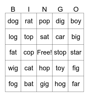 Daniel's Bingo!!! Bingo Card
