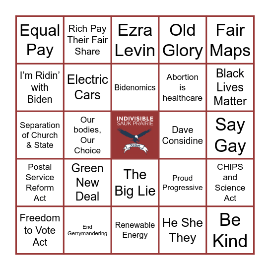 ISP Bingo Card