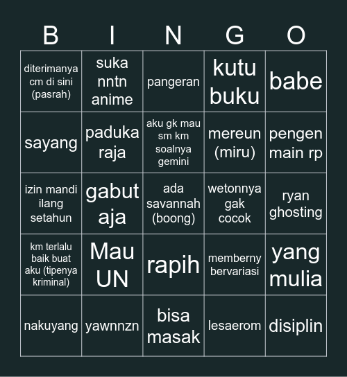 ___kyyhnd Bingo Card