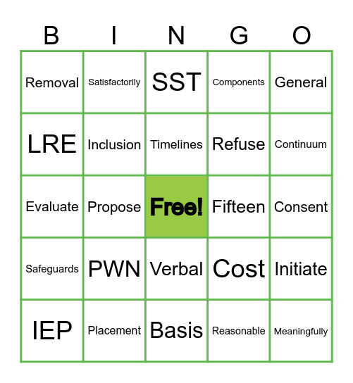 August 11 Presentation Bingo Card