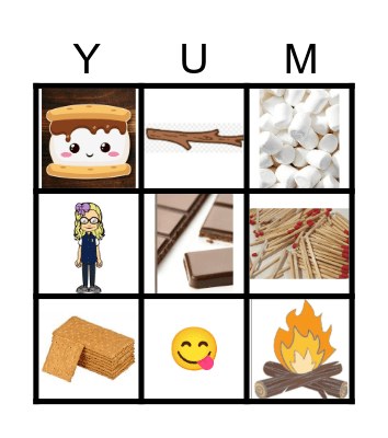 S'mores Bingo Card