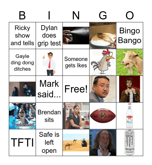 EST Bingo Card