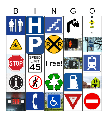 Community Signs Bingo Card