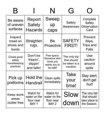BAY Bingo Card