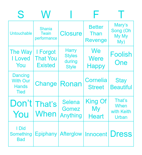 LA ERAS EVENTS Bingo Card