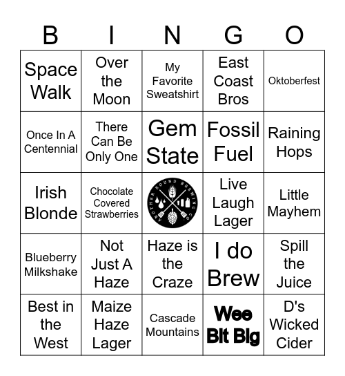 Another Round of Bingo Card