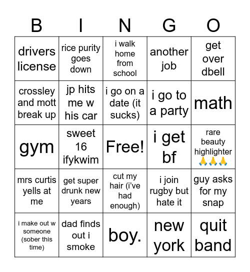 2024 Bingo Card