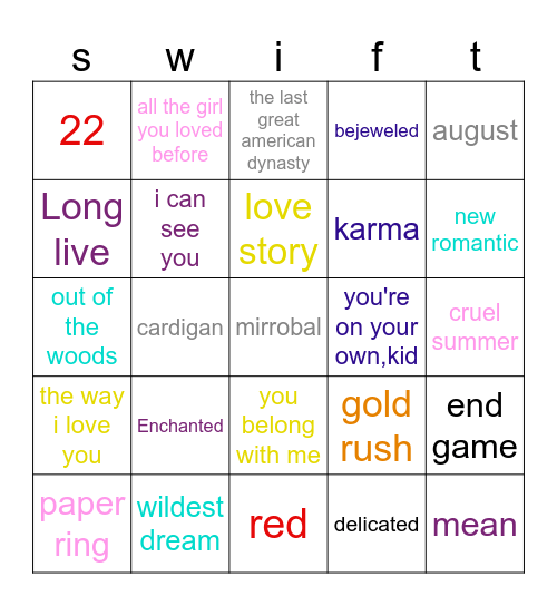 _CamiRolon_ Bingo Card