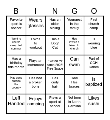 Unceasing Fire Bingo 2023 Bingo Card