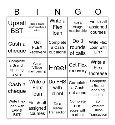 Cashco Bingo Card