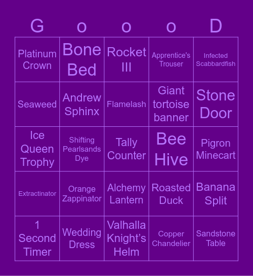 Board 2 Bingo Card