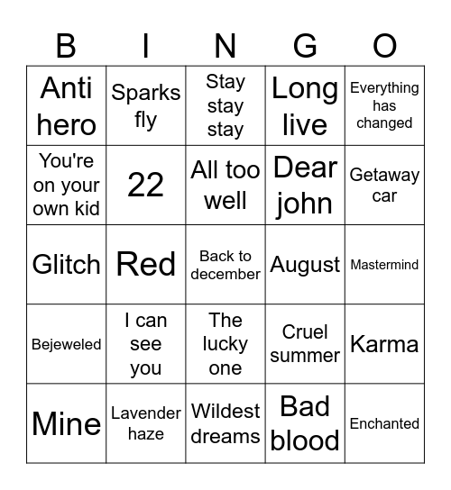 quitsafety Bingo Card