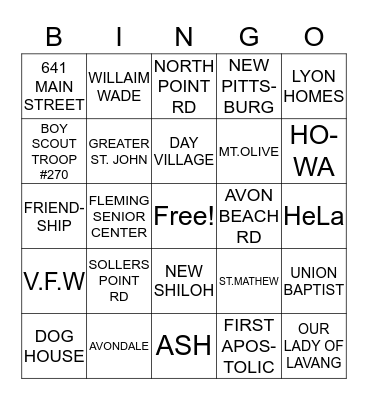 BRAIN MATTERS BINGO Card