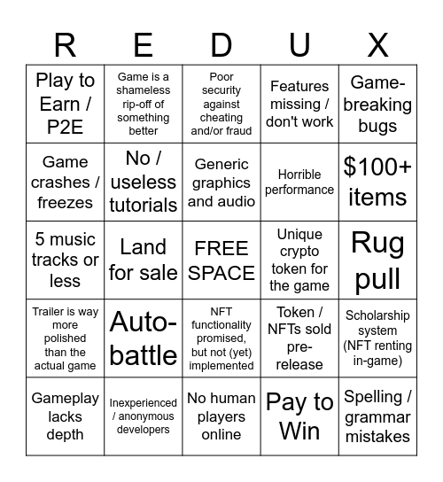 Daily Popgoes on X: Ruin Bingo sheet Template by @GumChewArts