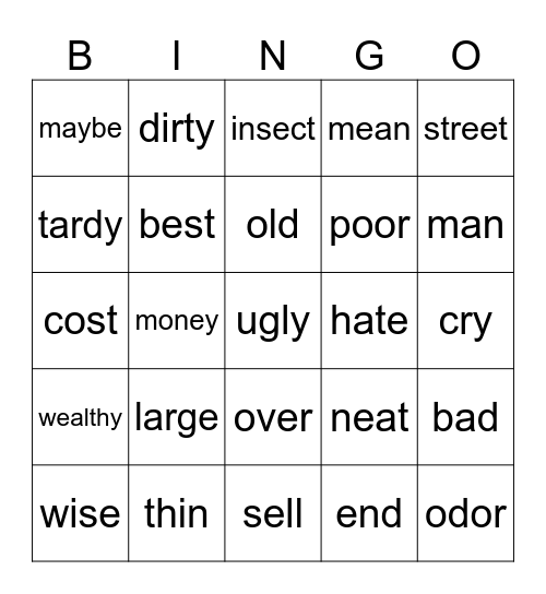 synonyms-and-antonyms-bingo-card