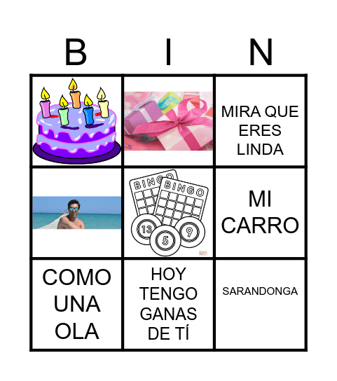 EL BINGO MUSICAL DEL 2022 Bingo Card
