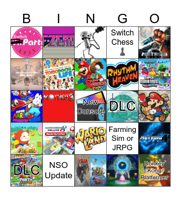 My 9/23 Direct Predictions Bingo Card