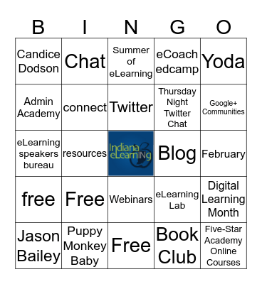 IDOE Professional Development Bingo Card