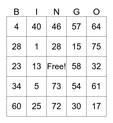 Southeast Works Bingo! Bingo Card
