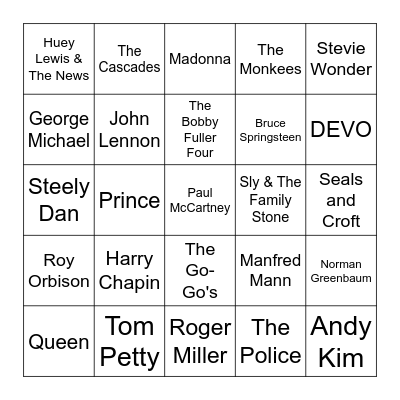 game2 Bingo Card