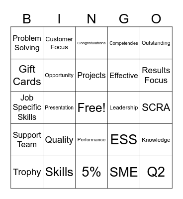 ESS ROAR Q2 Bingo Card