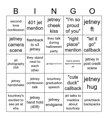 S4 JETNEY Bingo Card