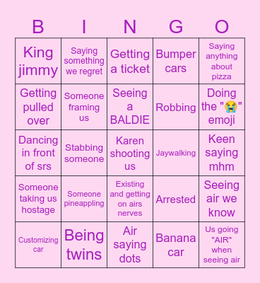 Mano bingo Card