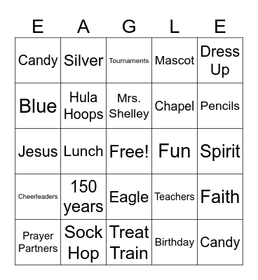 Welcome To Trinity! Bingo Card