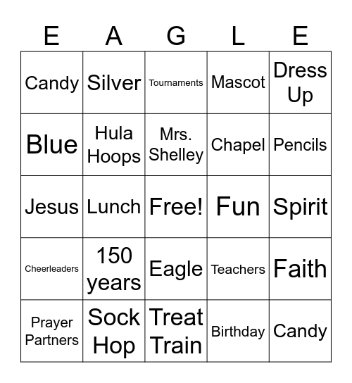 Welcome To Trinity! Bingo Card