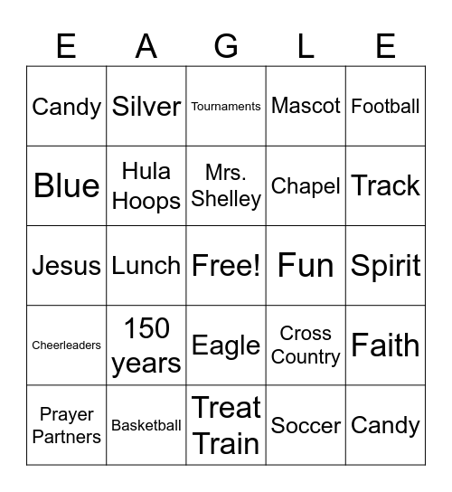 Welcome To Trinity! Bingo Card