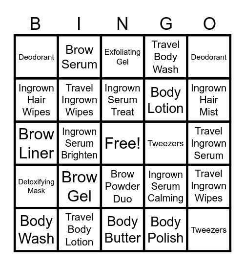 EWC Retail Bingo! Bingo Card