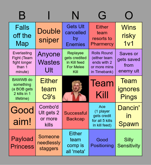 Spooki's Replay Bingo Card