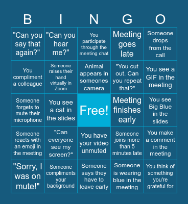 Achieve Collaborative Bingo! Bingo Card