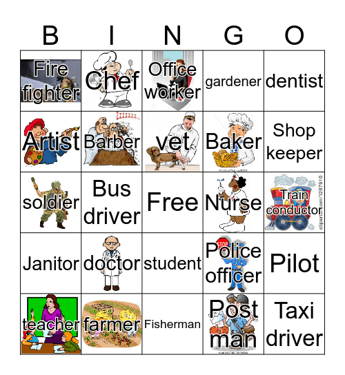 jobs Bingo Card