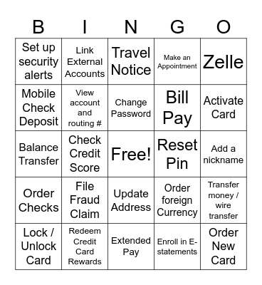 Cobrowse Bingo Card