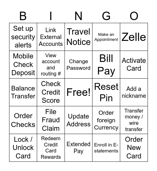 Cobrowse Bingo Card