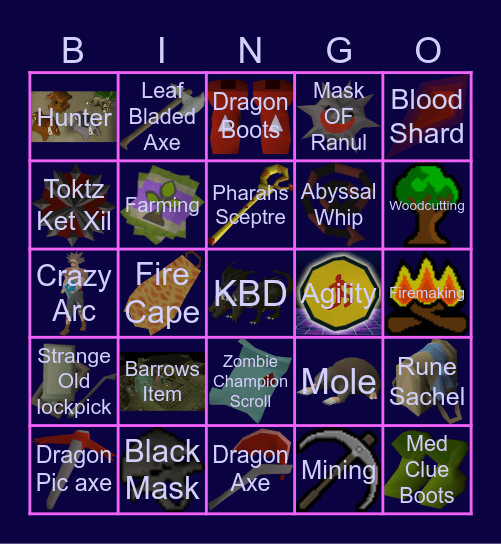 Wiki Mafia Bingo Card