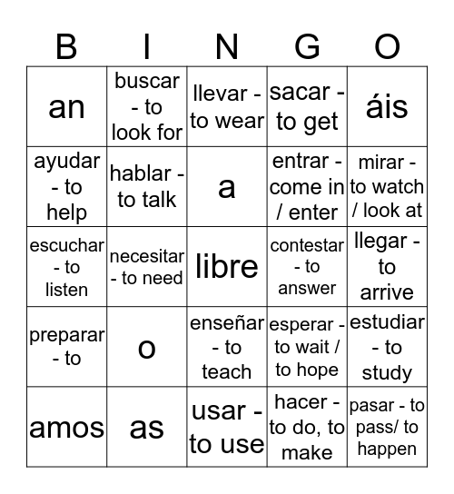 !!!!!!!!!!!!!!!!!!!! (: Bingo Card