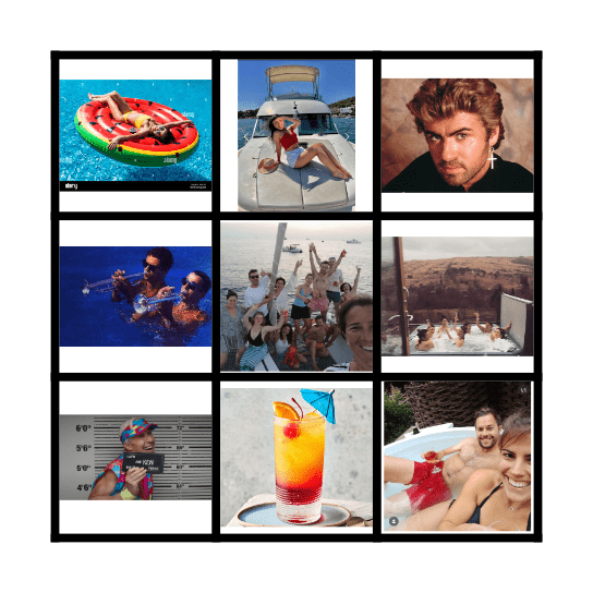 Club Tropicana Bingo Card