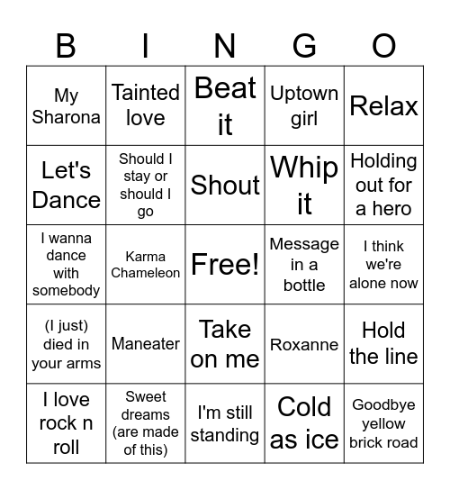 Game 2-5/7/25 Bingo Card