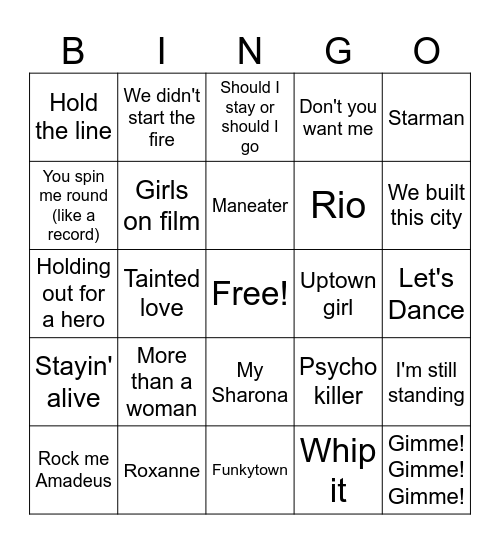 Game/2 Bingo Card
