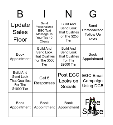 EGC Bingo! Bingo Card