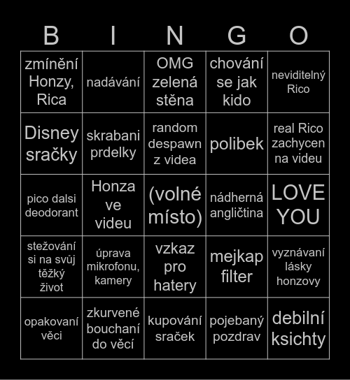 Shopaholicprdel bingo! Bingo Card