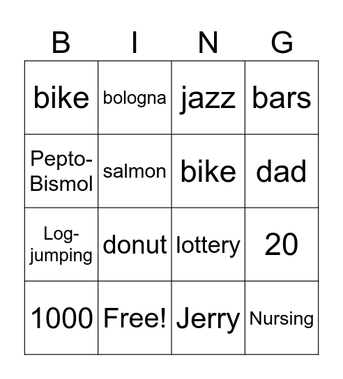 Weird Rules to Follow Bingo Card